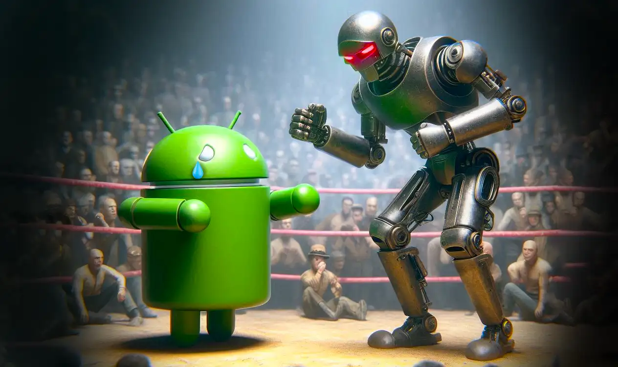 شکست داده شدن اندروید توسط کامپیوتر در نرمافزارهای ادیت تصویر فتوشاپ هوش مصنوعی روتوش آتلیه